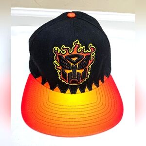 Transformers Autobots Youth OSFM Orange & Black Snapback Hat Cap Hasbro 2015.